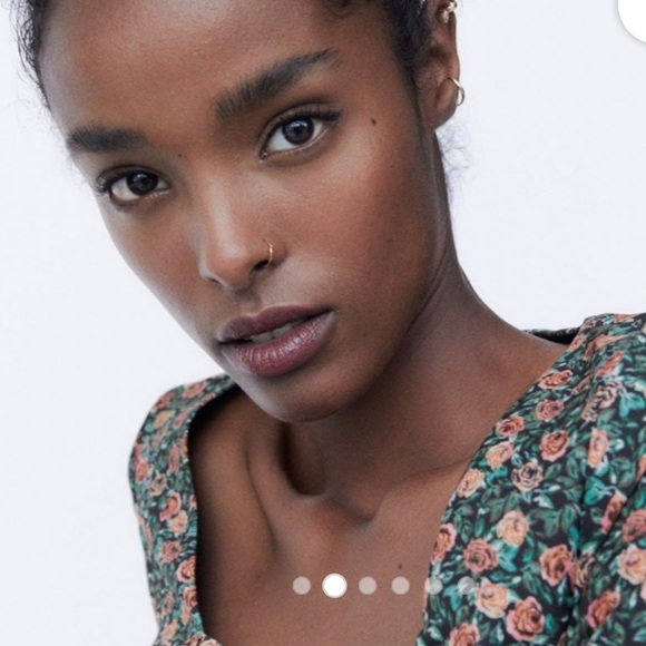 Zara Floral Crop Top - Picture 3 of 5